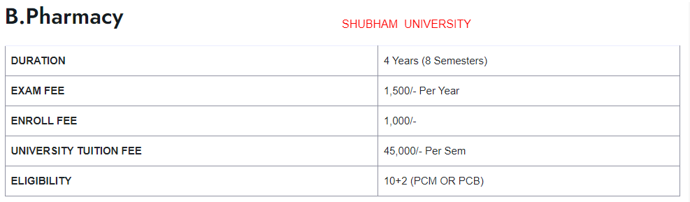 shubham university